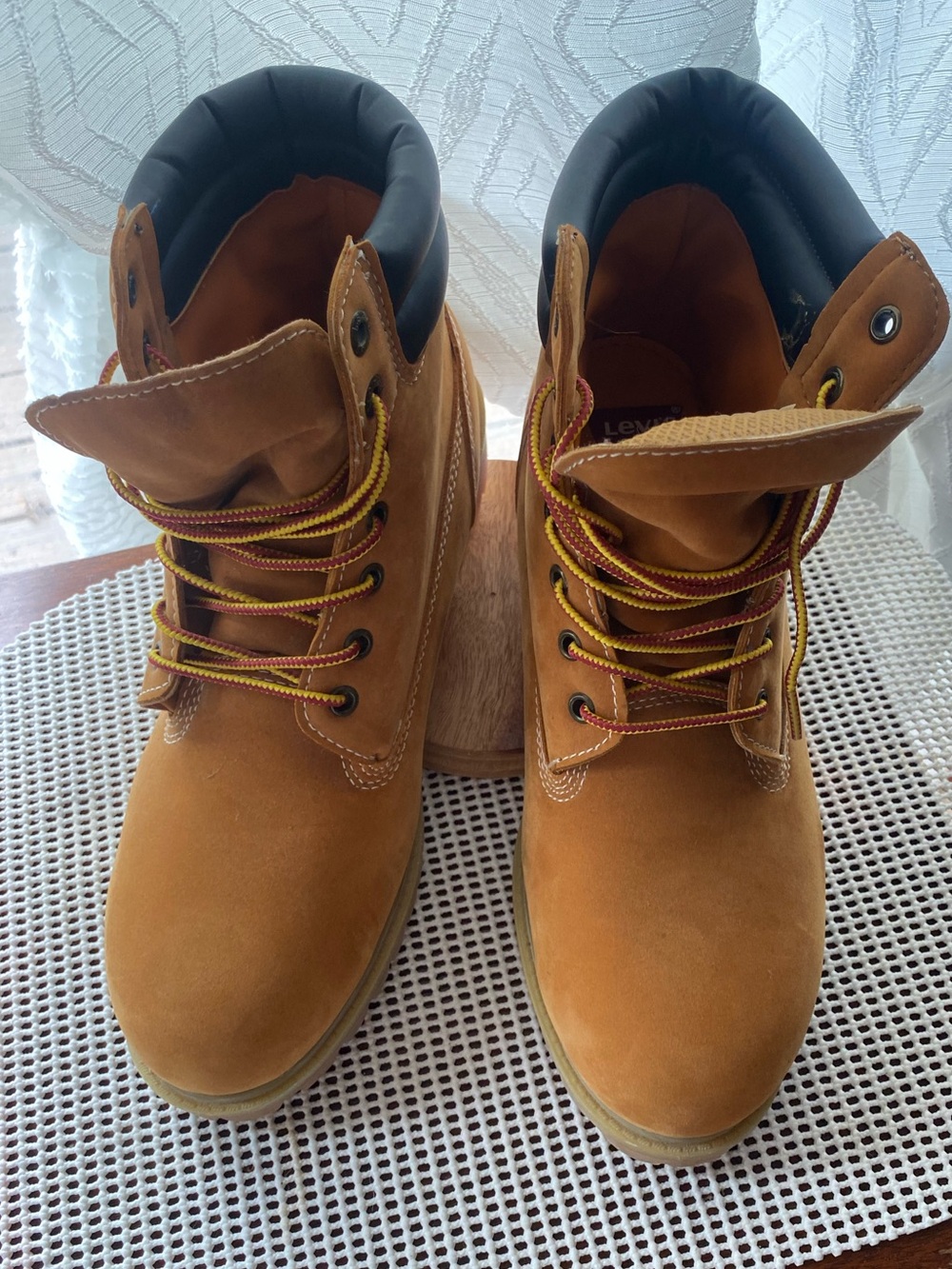 Levi's Men's Tan and Black Work Boots